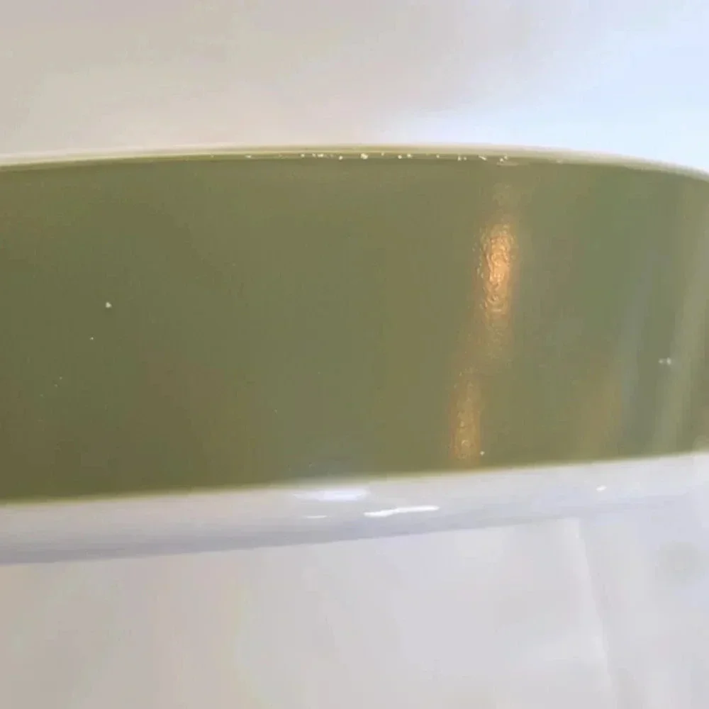 Vintage Corning Ware Dish Bowl Avocado Green P-708.5 B  8 1/2